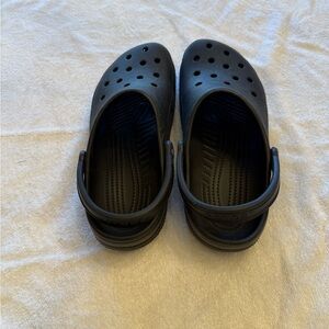 Black Clogs with Strap